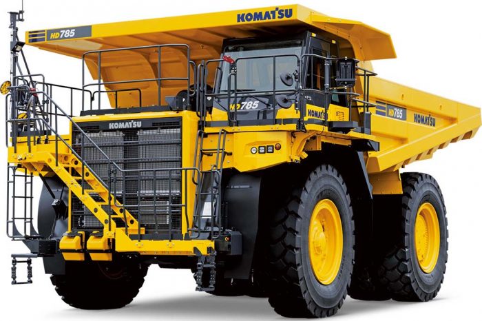 Тент полог на Komatsu HD785-7 труженик кузбасса